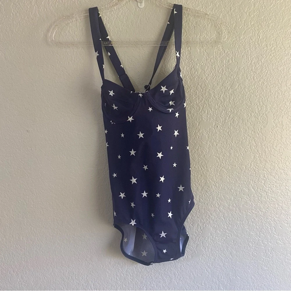 Pret-a-Surf x J.Crew Star Print One Piece Swimsuit